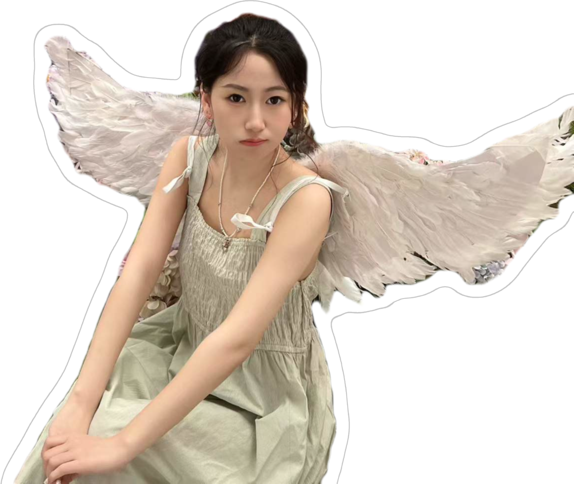 女孩贴纸